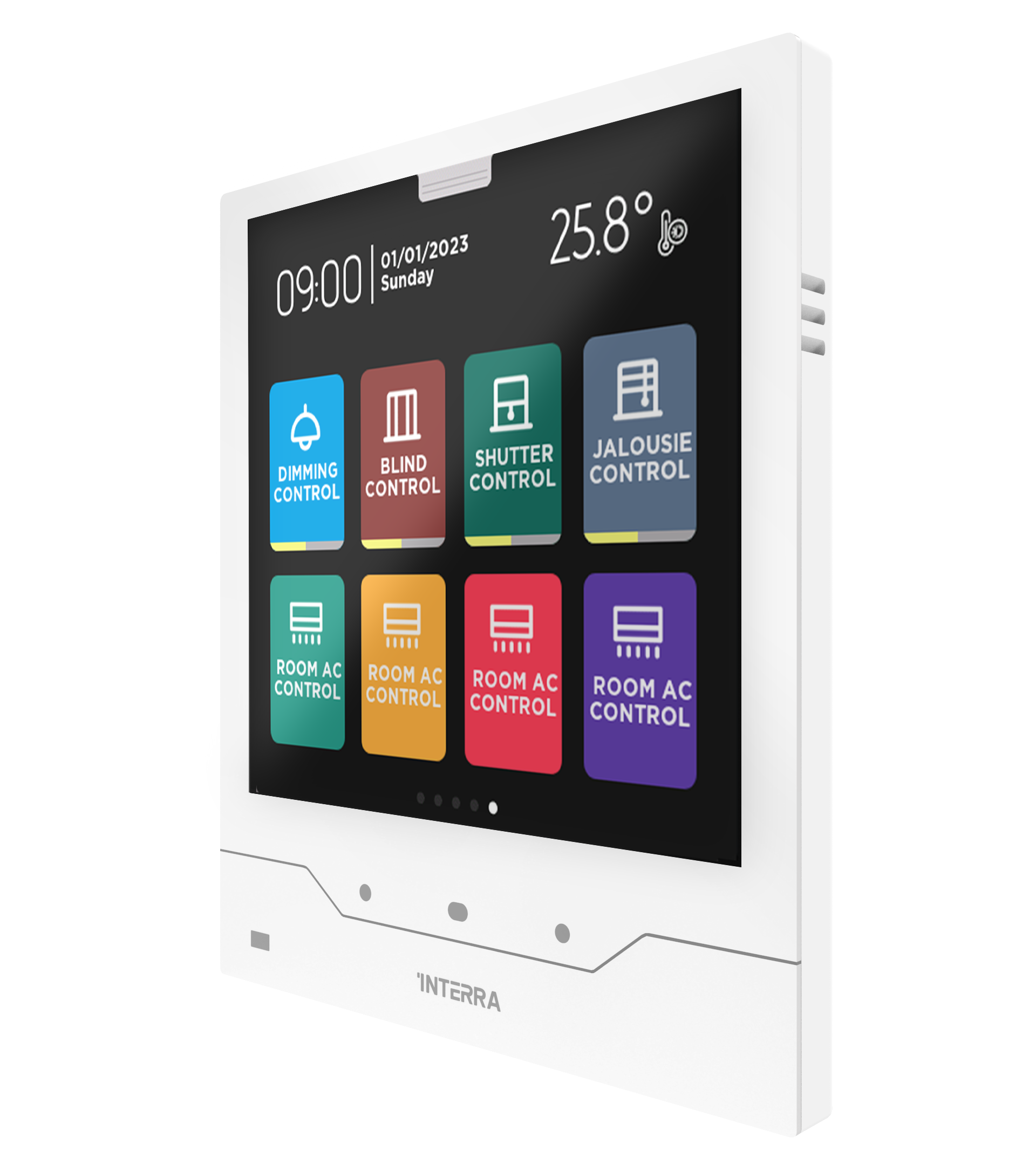 iX4 KNX сенсорная панель, Черный