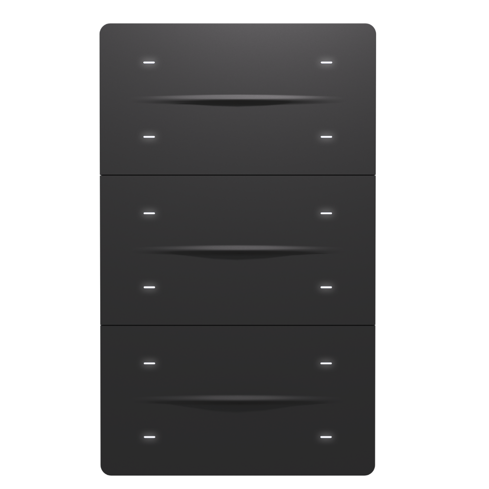 iX-M 12-кнопочная панель безопасного переключателя KNX / антрацит