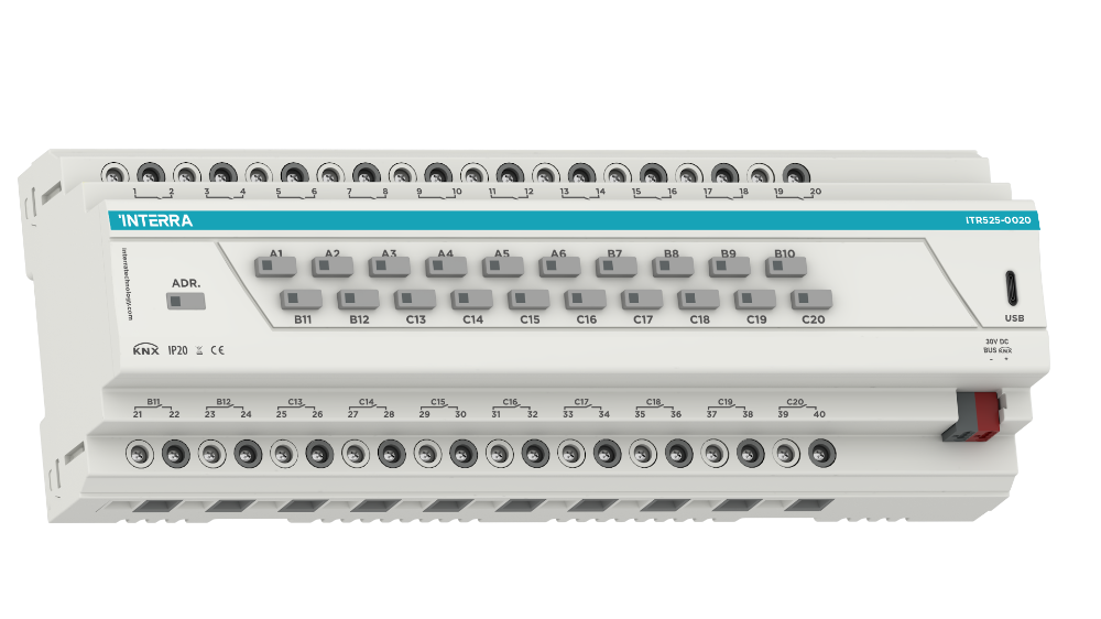 KNX Комбо+ Активатор переключателя - 20 каналов